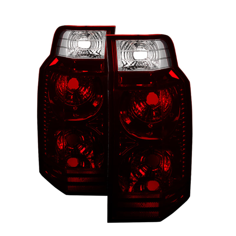 Xtune Jeep Commander 06-10 OEM Style Tail Lights -Red Smoked ALT-JH-JCOM06-OE-RSM - eliteracefab.com