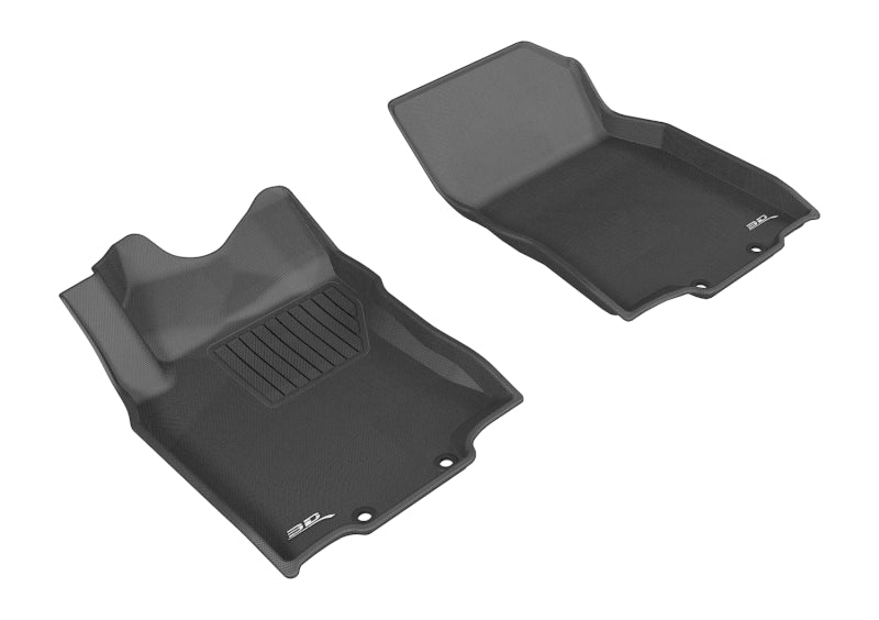 3D MAXpider 2014-2020 Nissan Rogue/Rogue Sport Kagu 1st Row Floormat - Black - eliteracefab.com