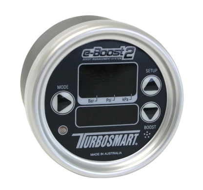 Turbosmart eB2 66mm Black Silver - eliteracefab.com