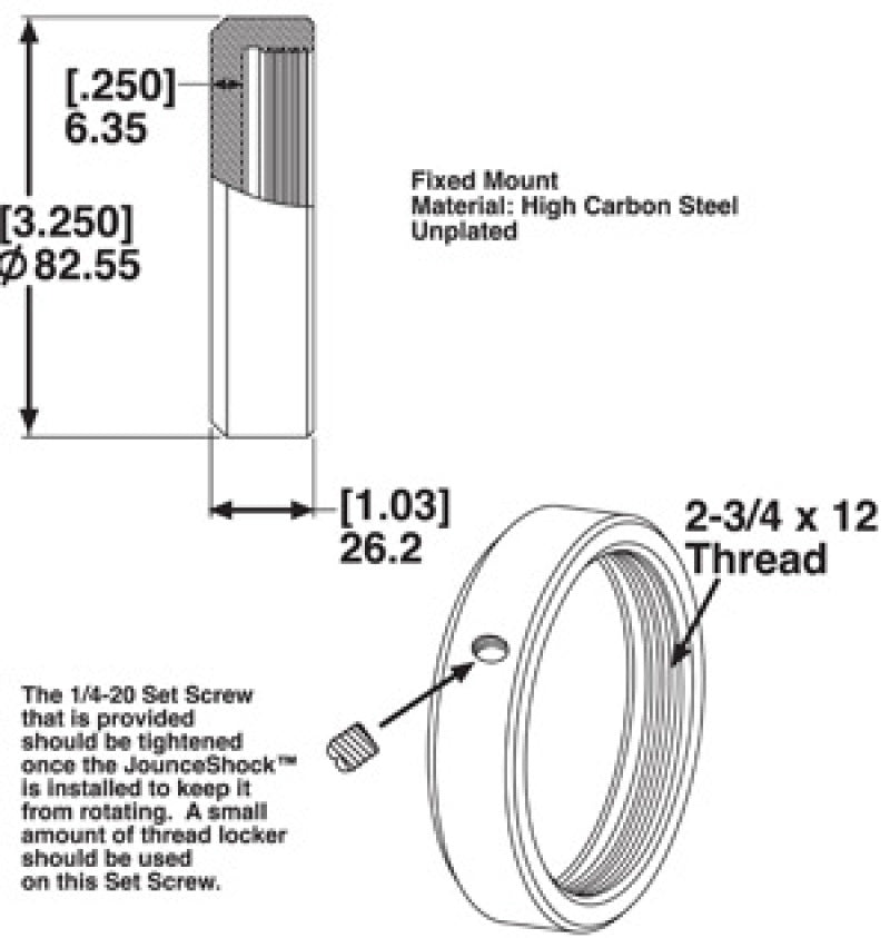 SPC Performance END MOUNT & ADAPTOR ASSY