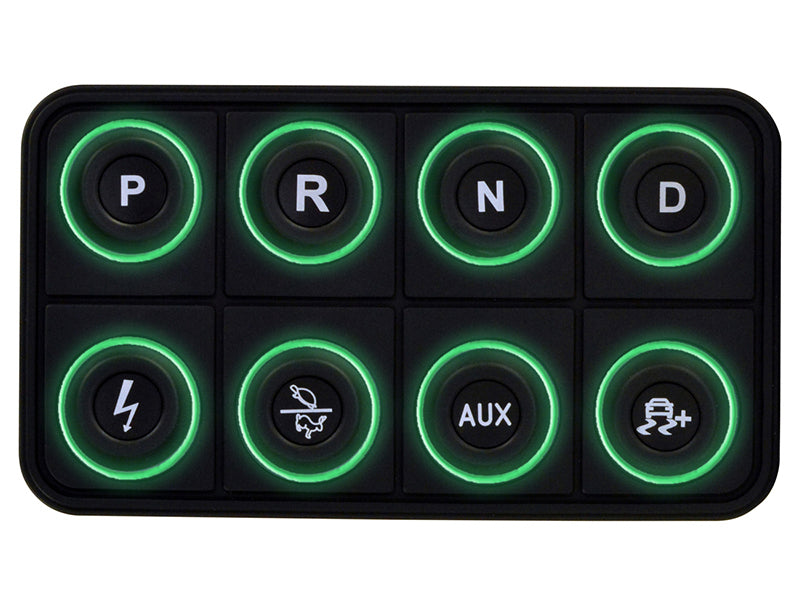 AEM EV 8 Button Keypad CAN Based Programmable Backlighting - eliteracefab.com