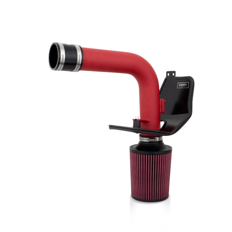 Mishimoto 08+ Subaru WRX/STi Performance Cold Air Intake Kit - Wrinkle Red - eliteracefab.com