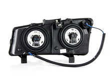 Load image into Gallery viewer, ANZO USA Chevrolet Silverado Crystal Headlights W/ Halo Black; 2003-2006 - eliteracefab.com