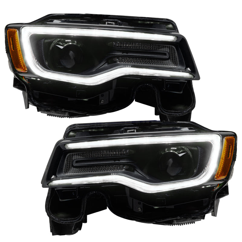 Oracle 14-21 Jeep Grand Cherokee Dynamic Headlight DRL Upgrade Kit - ColorSHIFT - Dynamic - eliteracefab.com