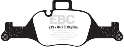 YellowStuff Front Brake Pads - DP42289R EBC