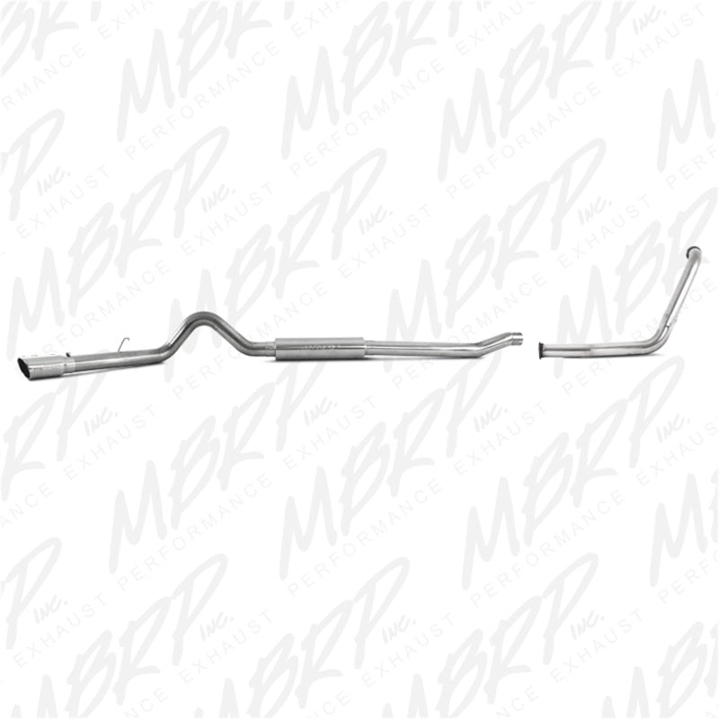 MBRP 2003-2007 Ford F-250/350 6.0L EC/CC Turbo Back Single Side (Stock Cat) - eliteracefab.com