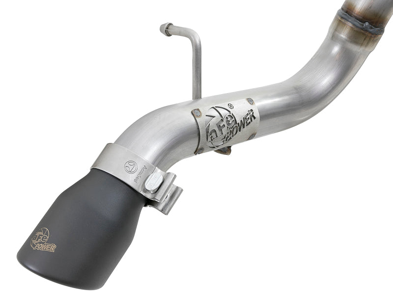 aFe MACH Force-Xp Axle-Back Hi-Tuck Exhaust System w/Black Tip 18-19 Jeep Wrangler (JL) V6 3.6L aFe