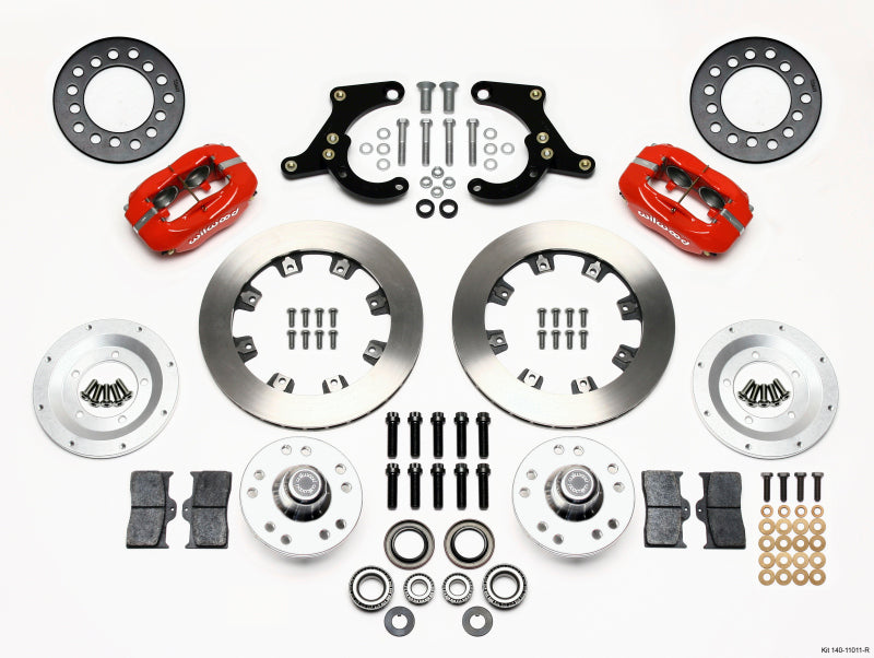 Wilwood Forged Dynalite Front Kit 11.75in Red 59-64 Chevy Impala / 63-64 Corvette Wilwood