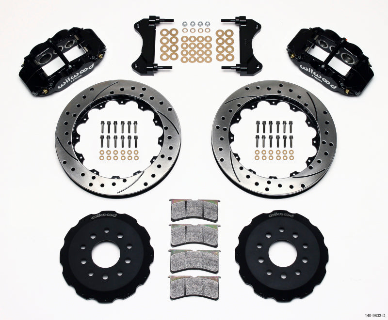 Wilwood Narrow Superlite 6R Front Hat Kit 13.06in Drilled 98-02 Camaro/Firebird Wilwood
