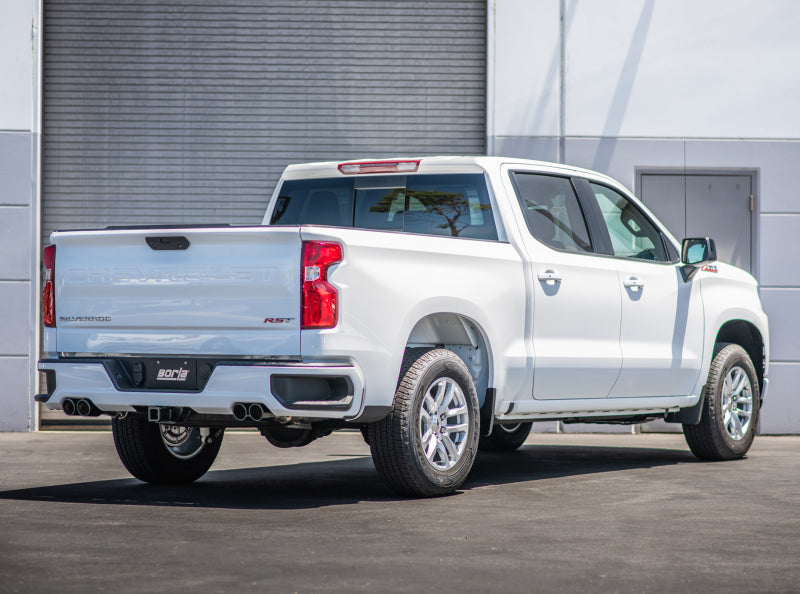 Borla 2019 Chevrolet Silverado 1500 6.2 w/ 147in WB 2.75in S-Type Catback Exhaust -Black Chrome Tips - eliteracefab.com