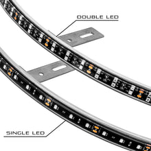 Load image into Gallery viewer, Oracle LED Illuminated Wheel Rings - Double LED - White - eliteracefab.com