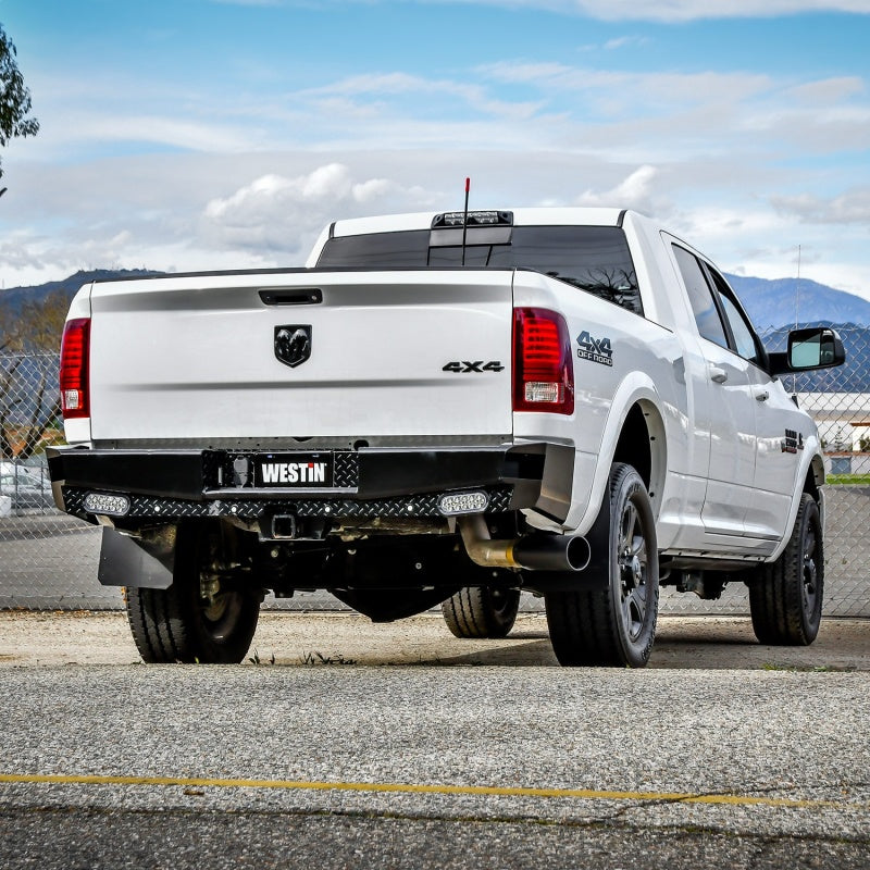 Westin 09-18 Ram 1500 HDX Bandit Rear Bumper - Black - eliteracefab.com