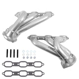 BBK Dodge Challenger Charger 300 V6 3.5 1-5/8 Shorty Headers - Polished Silver Ceramic 06-10