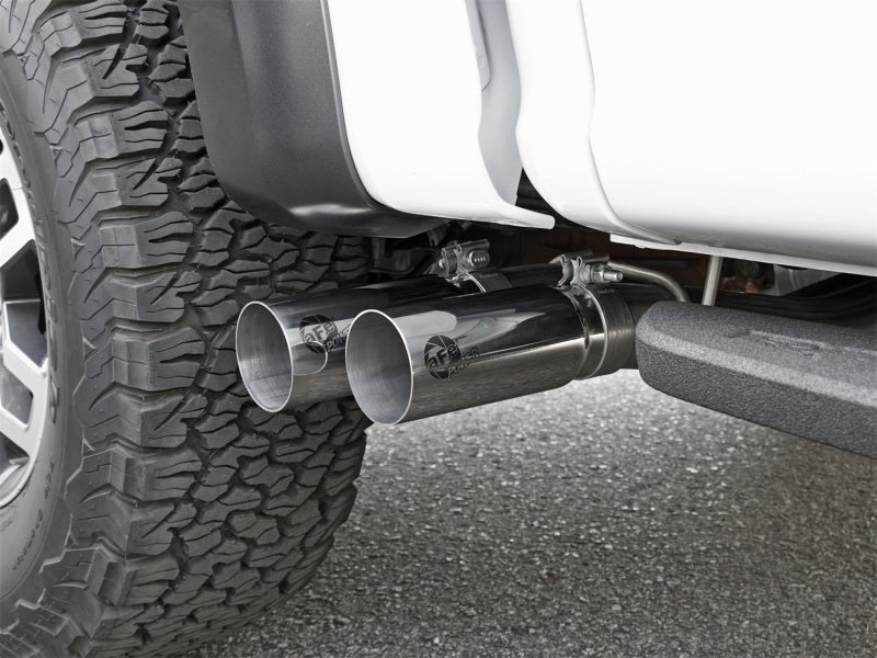 aFe POWER Rebel Series 3in 409 SS Cat Back Exhaust w/ Polished Tips 17 Ford F-150 Raptor V6-3.5L aFe