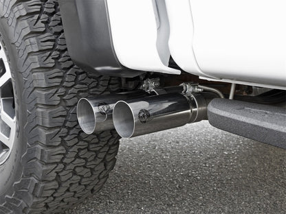 aFe POWER Rebel Series 3in 409 SS Cat Back Exhaust w/ Polished Tips 17 Ford F-150 Raptor V6-3.5L aFe