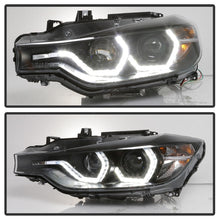 Load image into Gallery viewer, Spyder 12-14 BMW F30 3 Series 4DR Projector Headlights - Black PRO-YD-BMWF3012-AFSHID-BK - eliteracefab.com