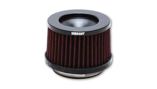 Vibrant The Classic Perf Air Filter 4.75in O.D. Cone x 3-5/8in Tall x 5in inlet I.D. Turbo Outlets - eliteracefab.com