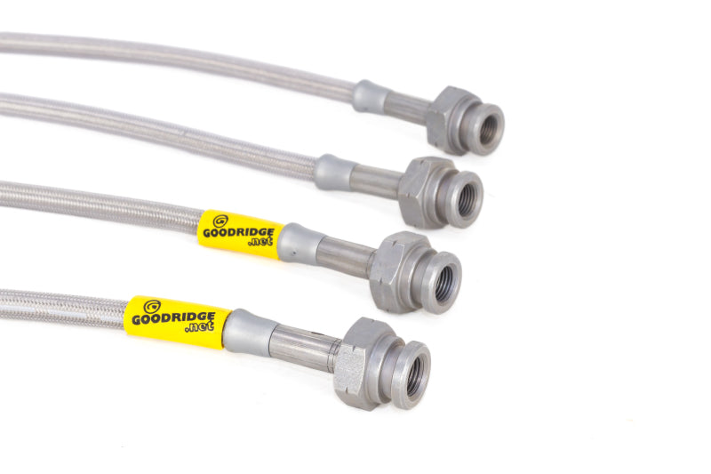 Goodridge 92-95 Honda Civic All Models w/ Rear Drum / 93-00 Del Sol Rear Drum SS Brake Lines - eliteracefab.com