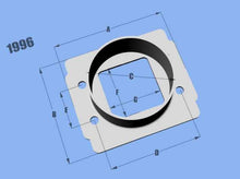 Load image into Gallery viewer, Vibrant MAF SenAdapter Plate Toyota w/ Bosch MAF Sensuse w/ 3in ID filteronly.