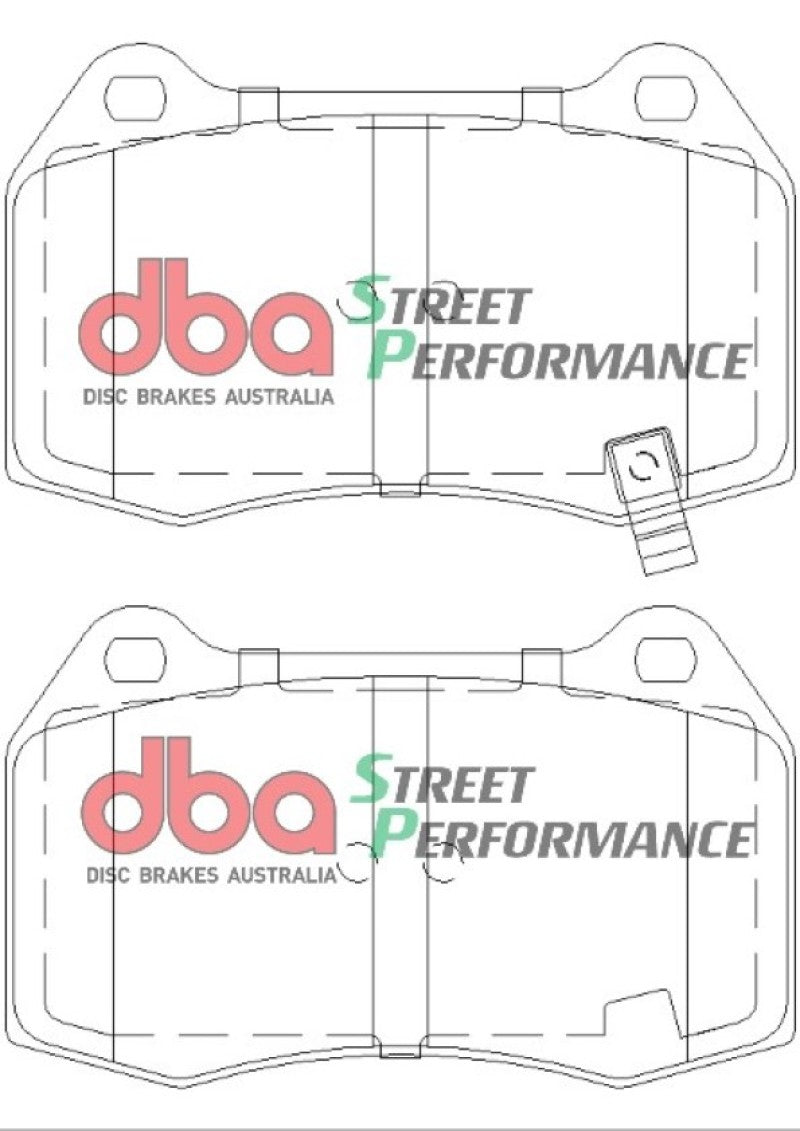 DBA Street Performance Front Brake Pads - DB1520SP DBA