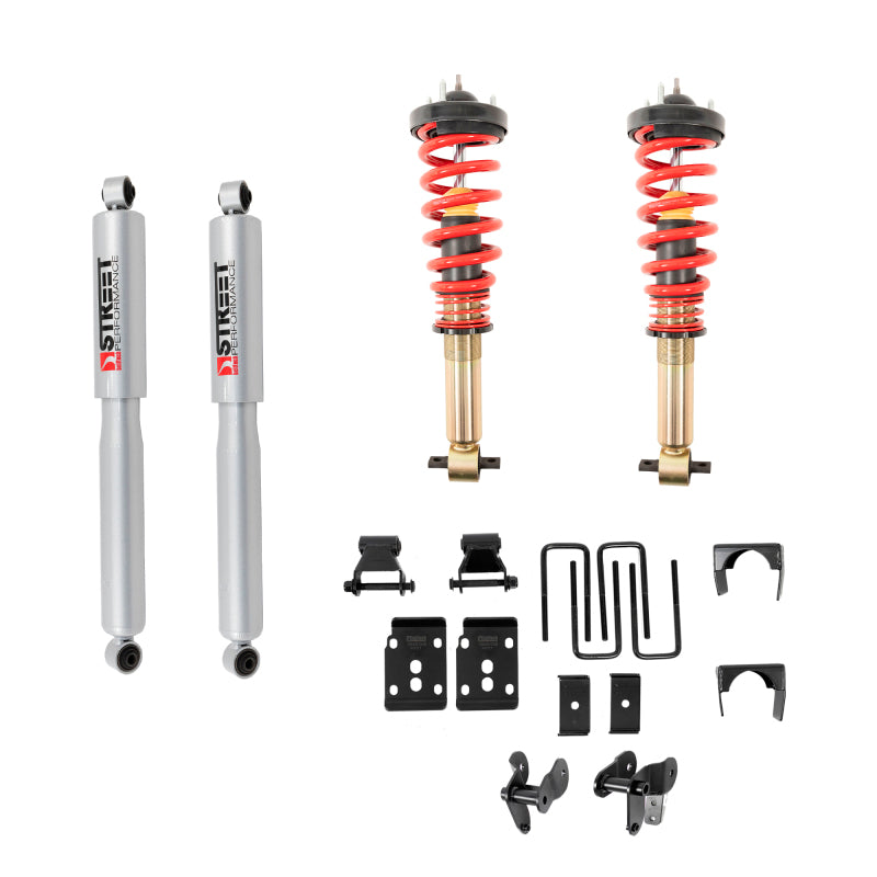 Belltech 2021+ Ford F-150 4WD Performance Coilover Kit - eliteracefab.com