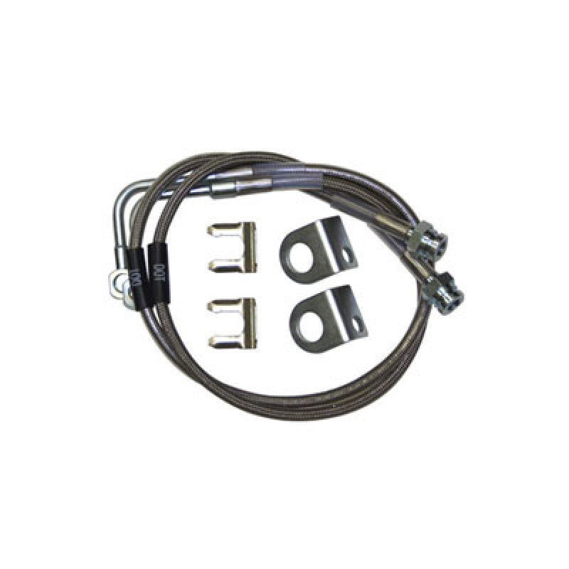 Synergy 07-18 Jeep Wrangler JK/JKU Extended Front/Rear DOT Approved Brake Line Kit - eliteracefab.com