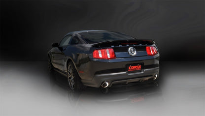 Corsa 11-12 Ford Mustang Shelby GT500 5.4L V8 Polished Sport Axle-Back Exhaust CORSA Performance