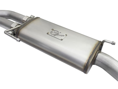 aFe Rebel Exhausts Cat-Back SS Ford F-150 04-08 V8 4.6/5.4L w/ Black Tips - eliteracefab.com