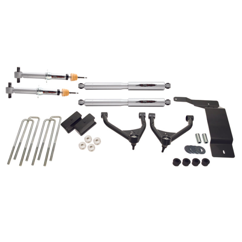 Belltech 16-18 Chevrolet Silverado / GMC Sierra 1500 4WD 4in Suspension Lift Kit w/ Shocks - eliteracefab.com