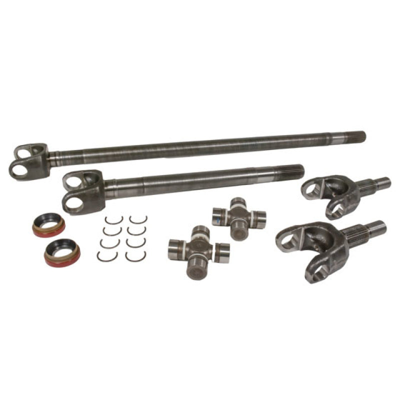 Yukon Chromoly Front Axle Kit for Dana 30 Both Sides 30 Spline 733X U-Joints Yukon Gear & Axle