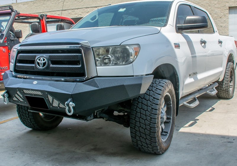 DV8 Offroad 07-13 Toyota Tundra Front Winch Bumper - eliteracefab.com