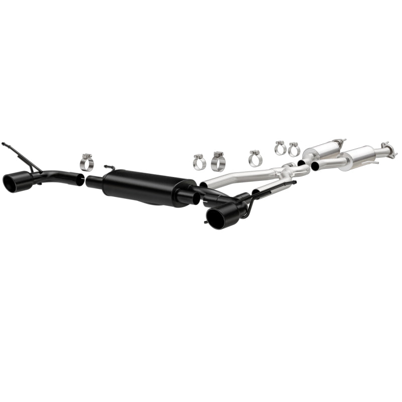 MagnaFlow Cat-Back SS 2.5in Dual Split Rear 4in Black Tip 11-16 Jeep Grand Cherokee 5.7L V8/3.6L V6 - eliteracefab.com