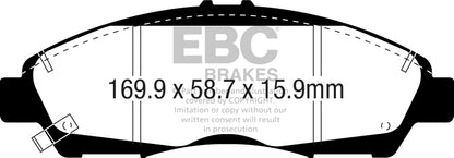 YellowStuff Front Brake Pads - DP43063R EBC