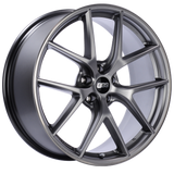 BBS CI-R 19x8.5 5x114.3 ET36 Platinum Silver Polished Rim Protector Wheel - 82mm PFS/Clip Required