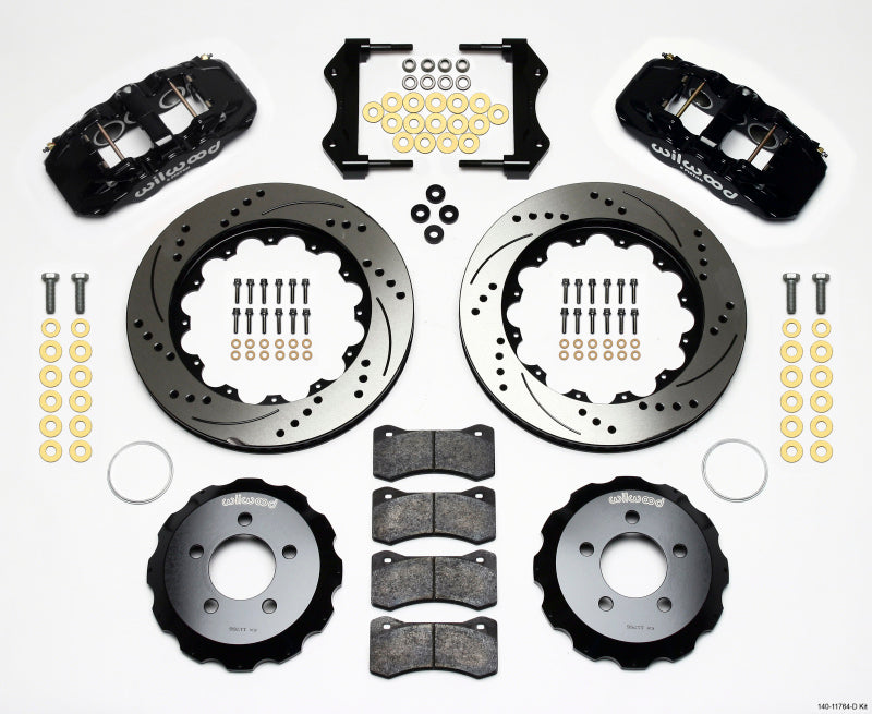 Wilwood AERO6 Front Hat Kit 14.25 Drilled 2006-10 Magnum/Challngr/Chrgr/300C Wilwood