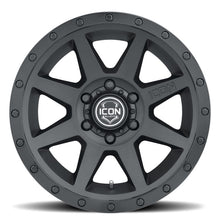 Load image into Gallery viewer, ICON Rebound 18x9 5x150 25mm Offset 6in BS 110.1mm Bore Double Black Wheel