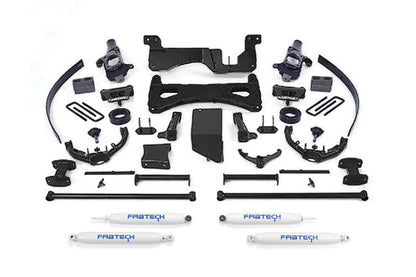 Fabtech 01-06 GM C/K2500HD 8in Perf Sys w/Perf Shks