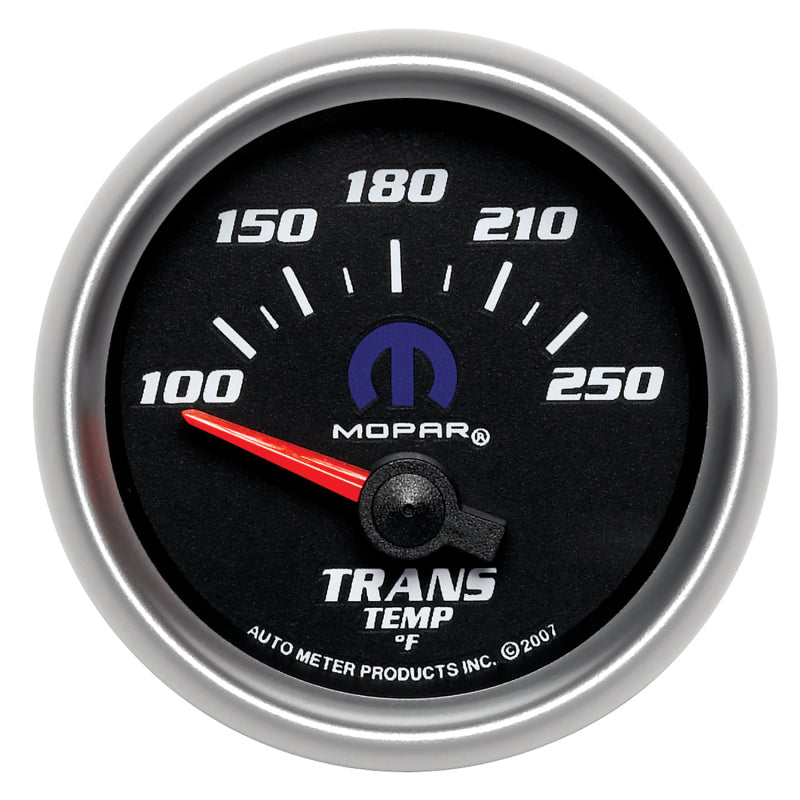 Autometer Mopar 52.4mm SSE 100-250 Degree F Transmission Temperature Gauge 880019