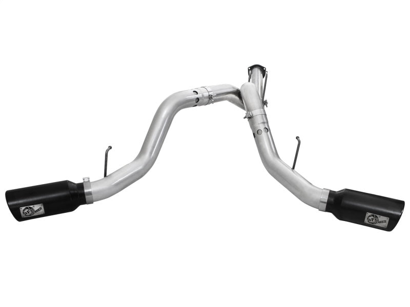 aFe Atlas Exhaust 4in DPF-Back Al Steel 11-14 Ford Diesel Trucks V8-6.7L (td) - eliteracefab.com