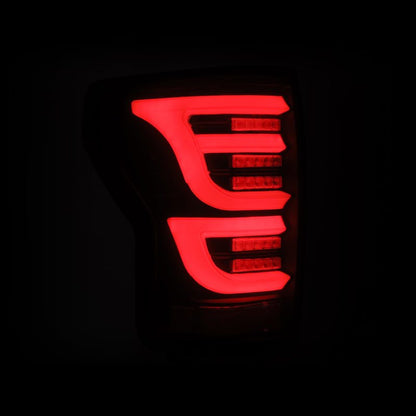 AlphaRex 670030 07-13 Toyota Tundra LUXX-Series LED Tail Lights Black