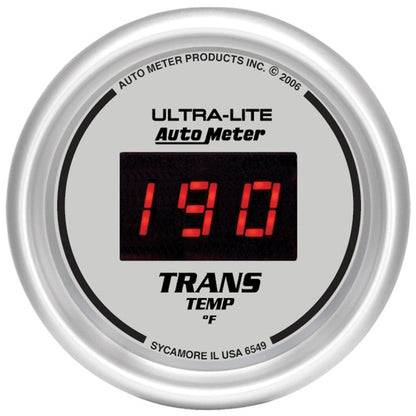 Autometer Ultra-Lite 52mm 0-300 Deg F Digital Oil Temperature 6549