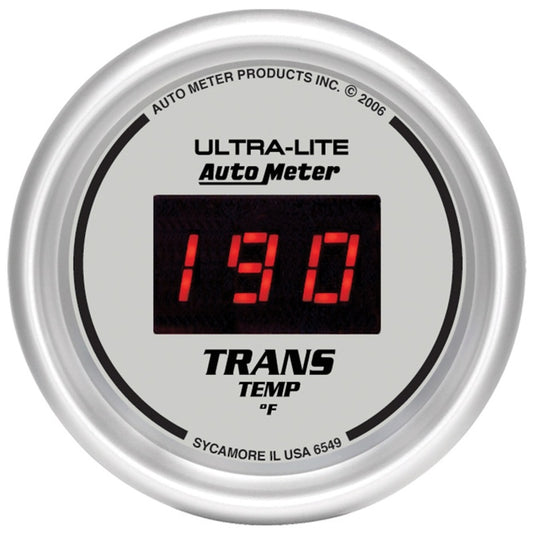 Autometer Ultra-Lite 52mm 0-300 Deg F Digital Oil Temperature 6549