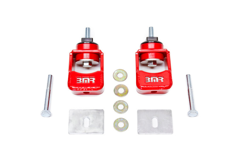 BMR CAMARO MOTOR MOUNT KIT WITH POLYURETHANE BUSHINGS RED ( 2010-2015 ) - eliteracefab.com