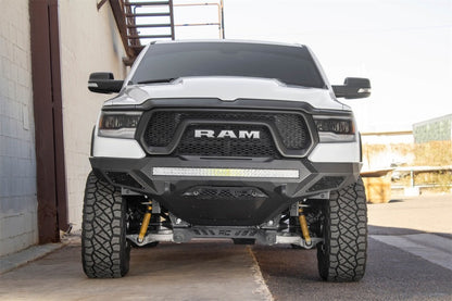 Addictive Desert Designs 2019 Ram Rebel 1500 Stealth Fighter Fr Bumper w/Parking Sensor Cutouts Addictive Desert Designs