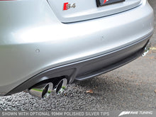 Load image into Gallery viewer, AWE Tuning Audi B8 / B8.5 S4 3.0T Track Edition Exhaust - Chrome Silver Tips (90mm) - eliteracefab.com