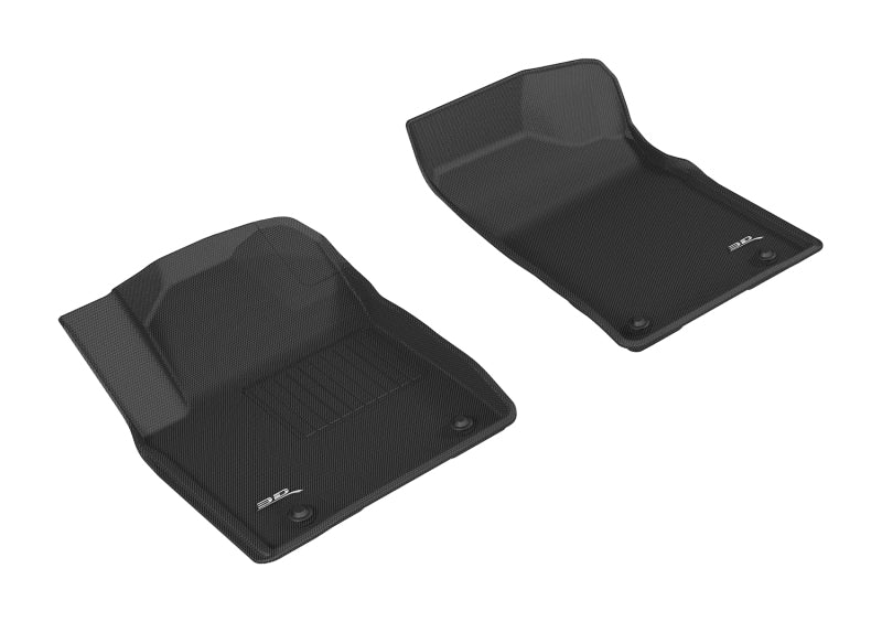 3D MAXpider L1NS09511509 2017-2020 Nissan Armada Kagu 1st Row Floormat - Black