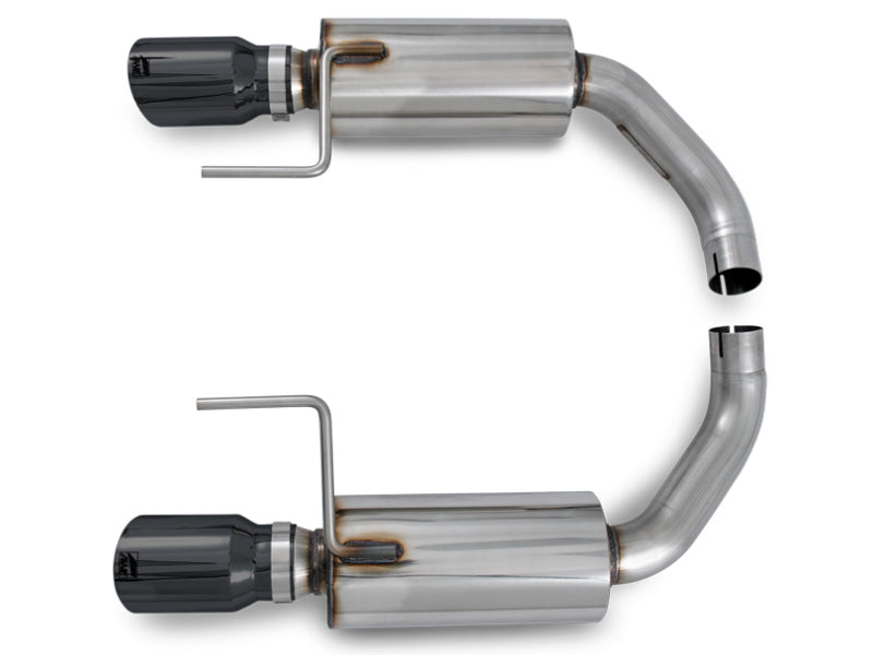 AWE Tuning S550 Mustang EcoBoost Axle-back Exhaust - Touring Edition (Diamond Black Tips) AWE Tuning