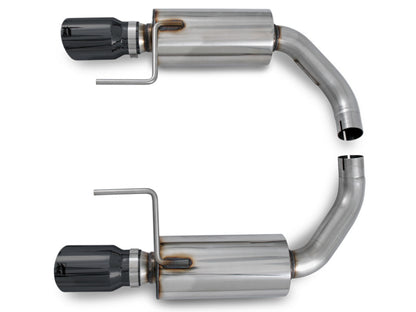 AWE Tuning S550 Mustang EcoBoost Axle-back Exhaust - Touring Edition (Diamond Black Tips) AWE Tuning