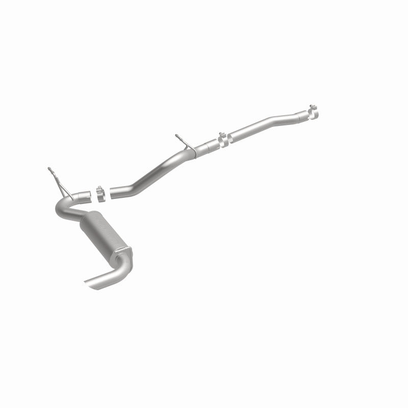 MagnaFlow 12-14 Jeep Wrangler 3.6L Single Straight Rear P/S Exit Stainless C/b Perf Exhaust-Comp Magnaflow