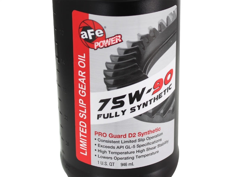 aFe Power Front Diff Cover w/ 75W-90 Gear Oil 5/94-12 Ford Diesel Trucks V8 7.3/6.0/6.4/6.7L (td) - eliteracefab.com